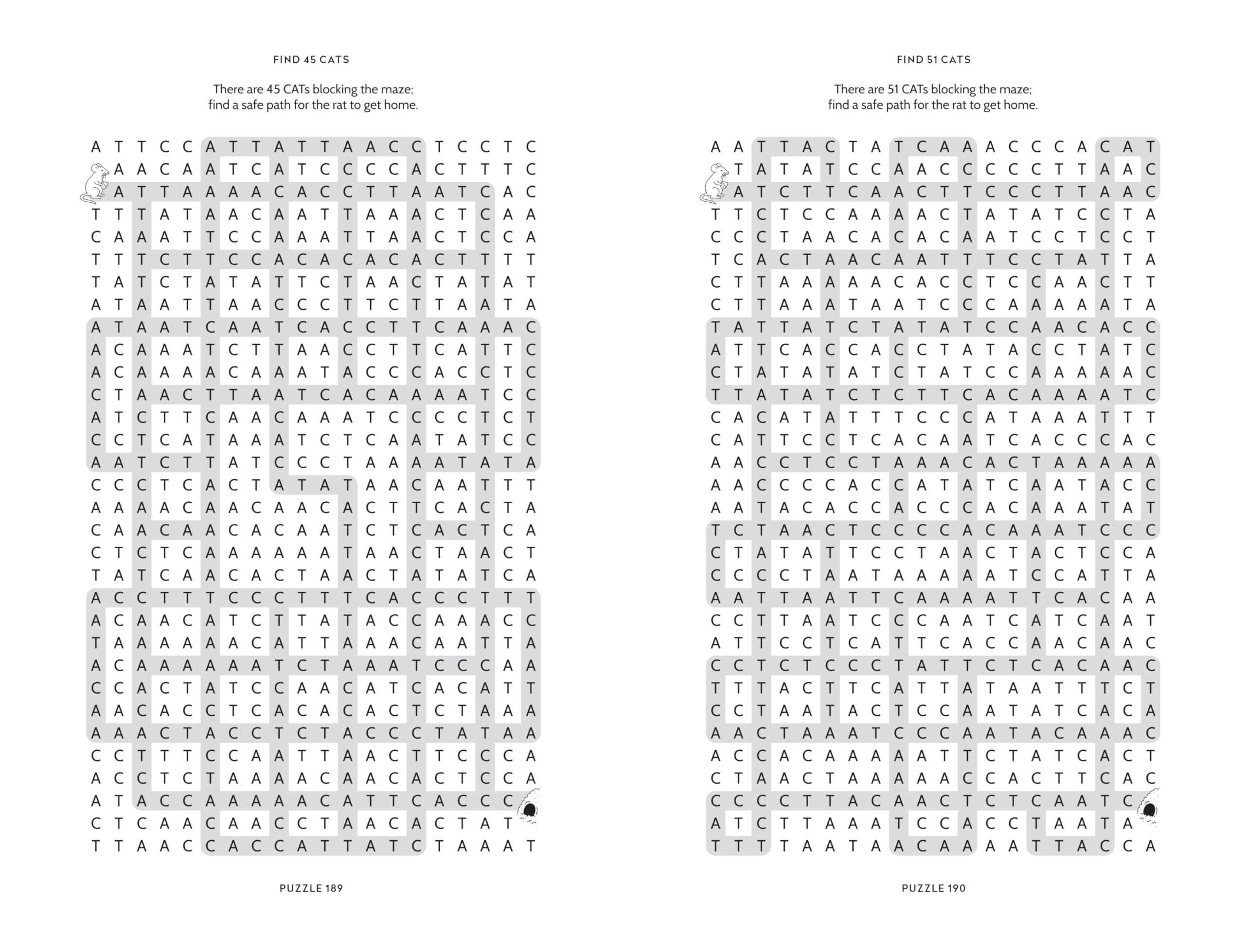 Bats, Cats and Rats : The Almost Impossible Spooky Wordsearch