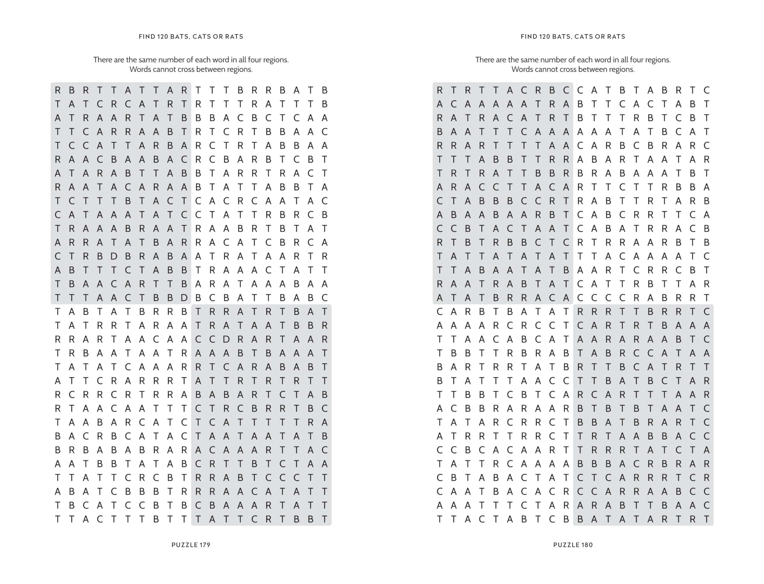 Bats, Cats and Rats : The Almost Impossible Spooky Wordsearch