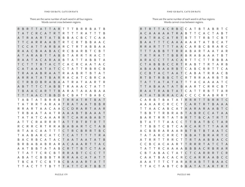 Bats, Cats and Rats : The Almost Impossible Spooky Wordsearch