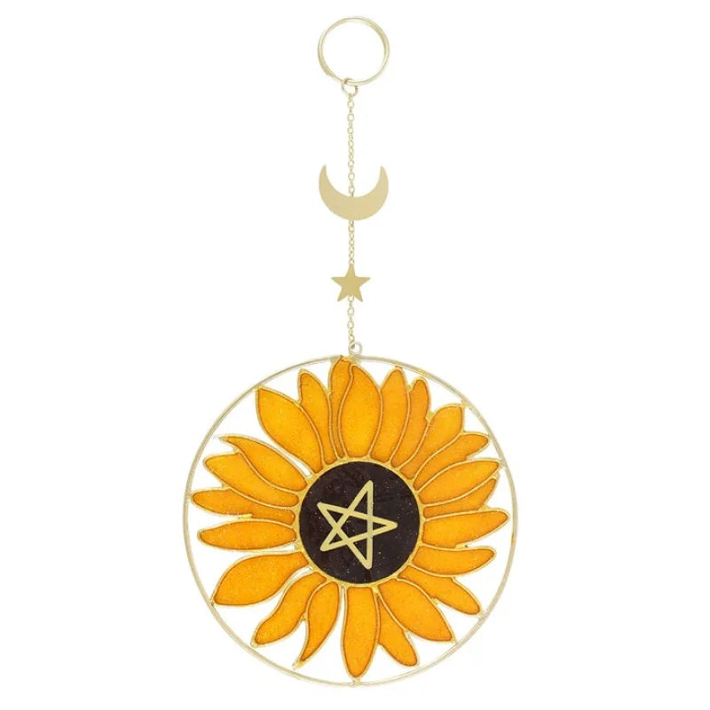 Bee Radiant Sunflower Suncatcher