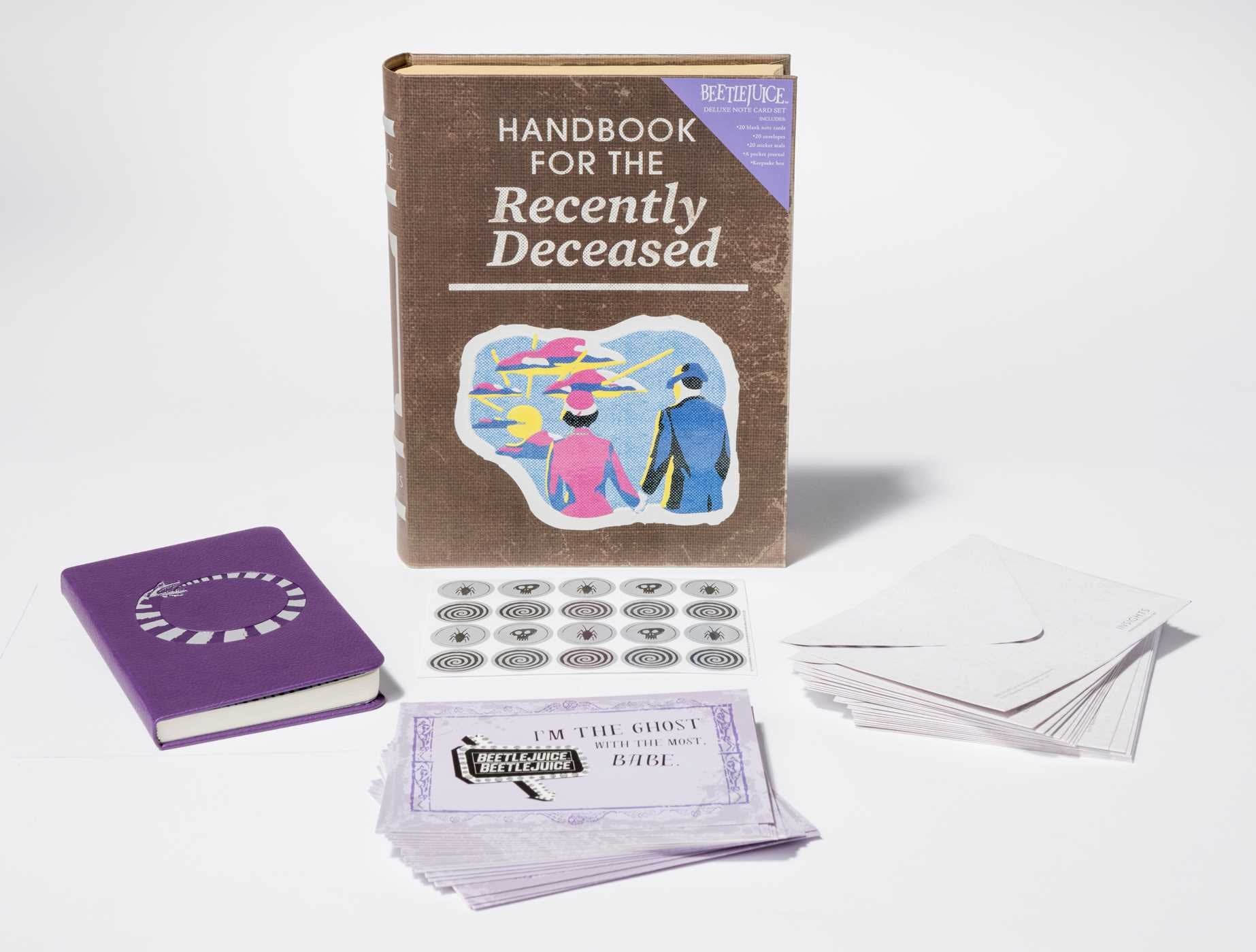 Beetlejuice: Handbook for the Recently Deceased Deluxe Note Card Set : With Book Box