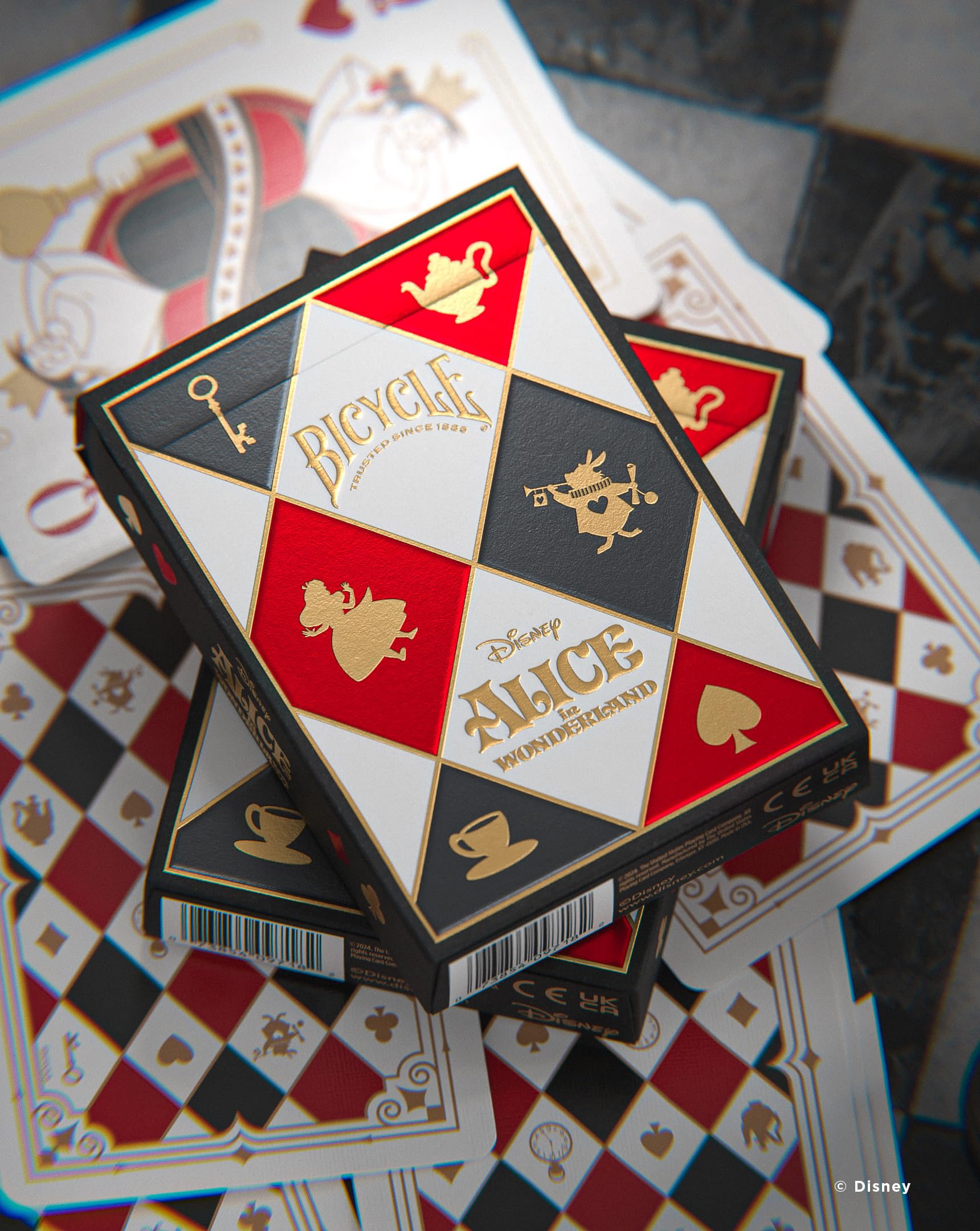 Bicycle Disney Alice In Wonderland Playing Cards