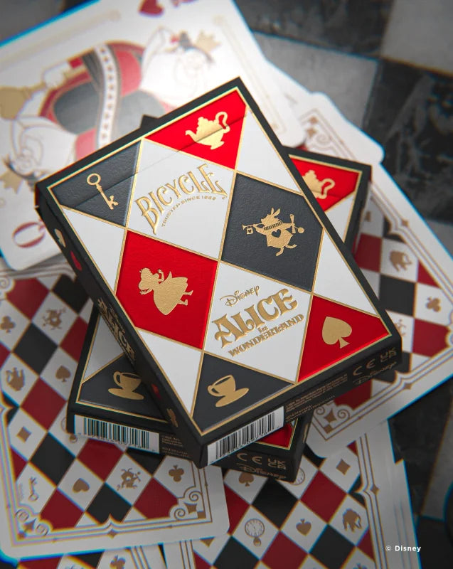 Bicycle Disney Alice In Wonderland Playing Cards
