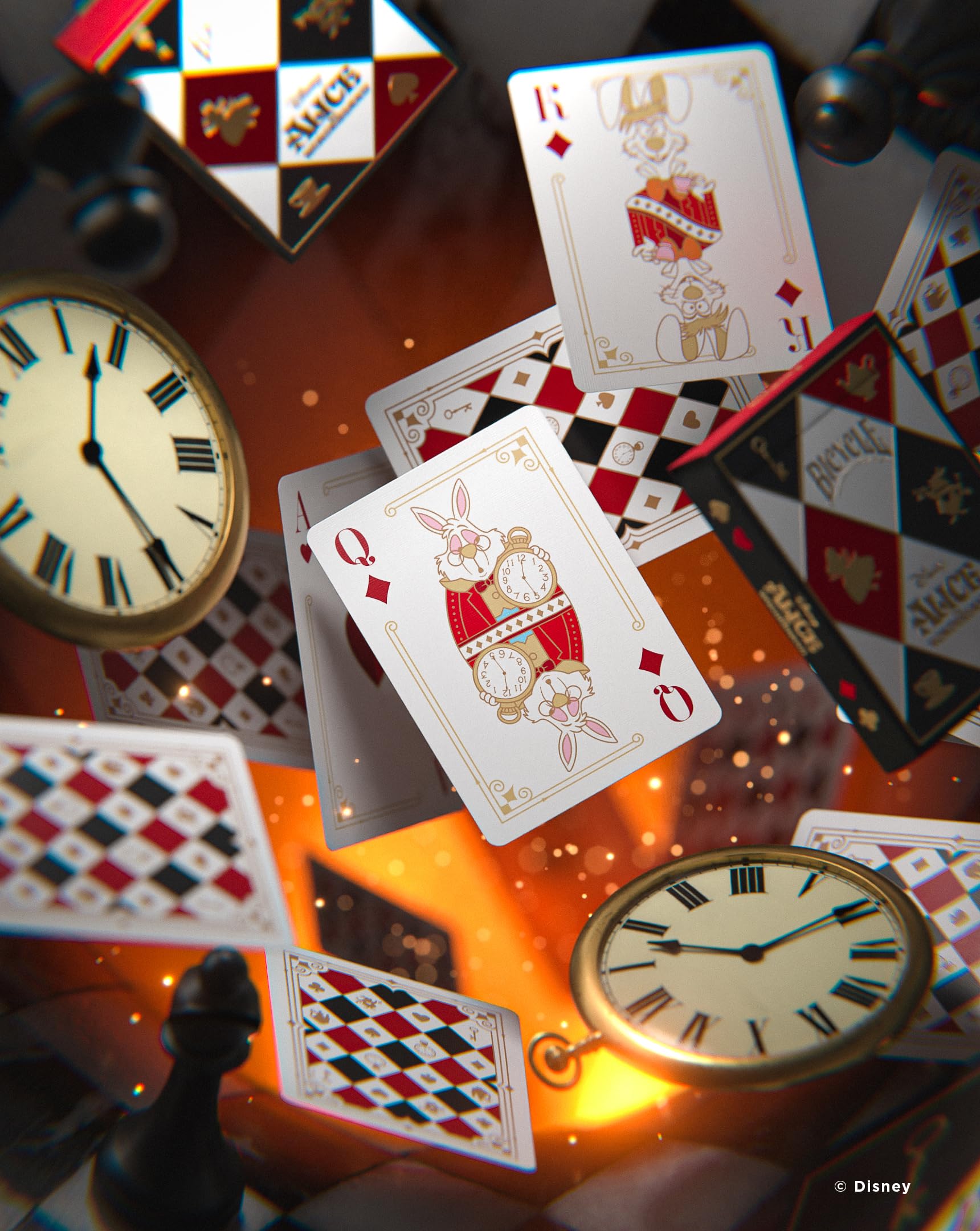 Bicycle Disney Alice In Wonderland Playing Cards