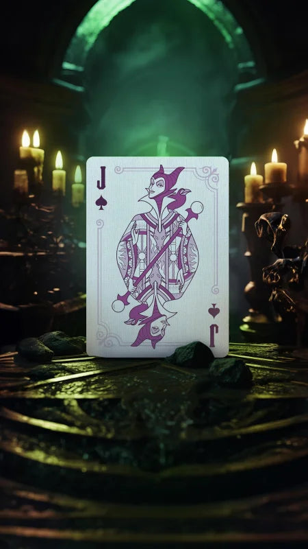 Bicycle Green & Purple Villain Europe Playing Cards