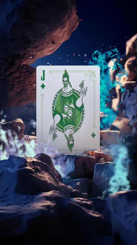 Bicycle Green & Purple Villain Europe Playing Cards
