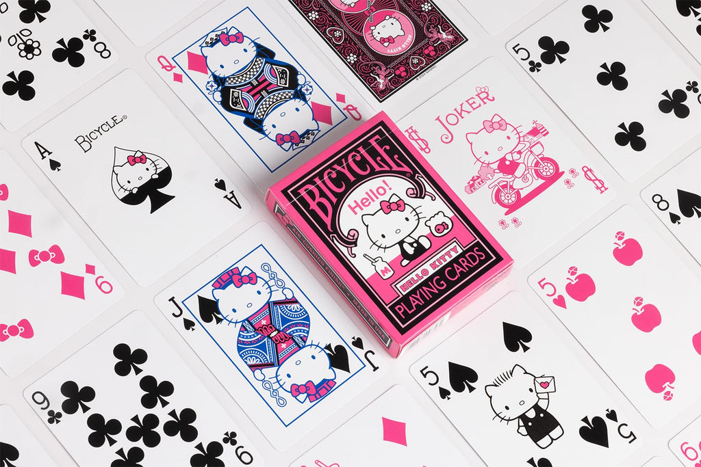 Bicycle(R) Hello Kitty Black Pink Playing Cards