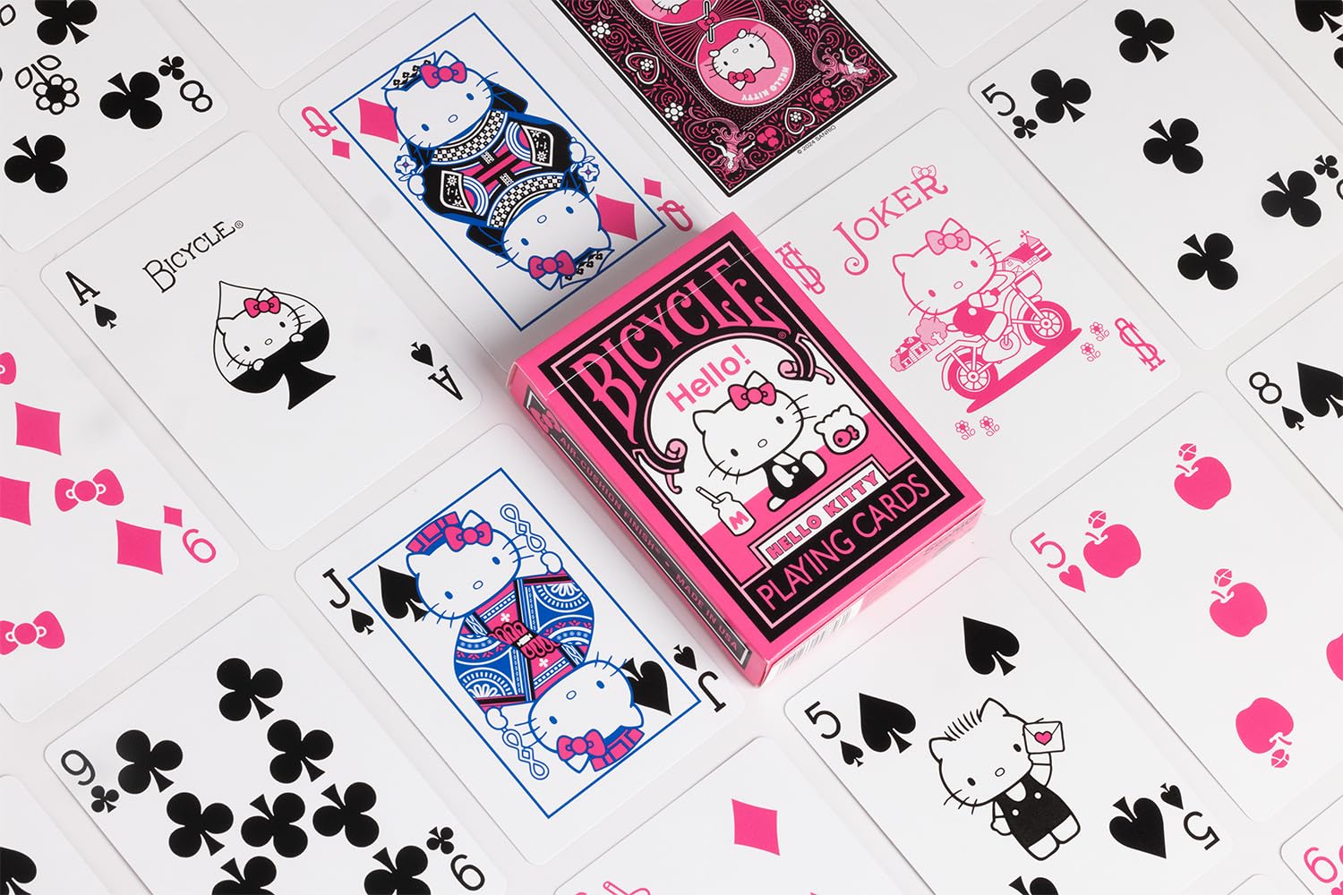 Bicycle(R) Hello Kitty Black Pink Playing Cards