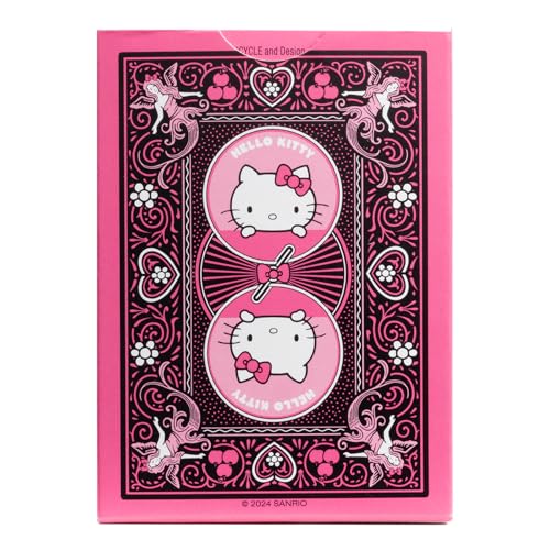 Bicycle(R) Hello Kitty Black Pink Playing Cards