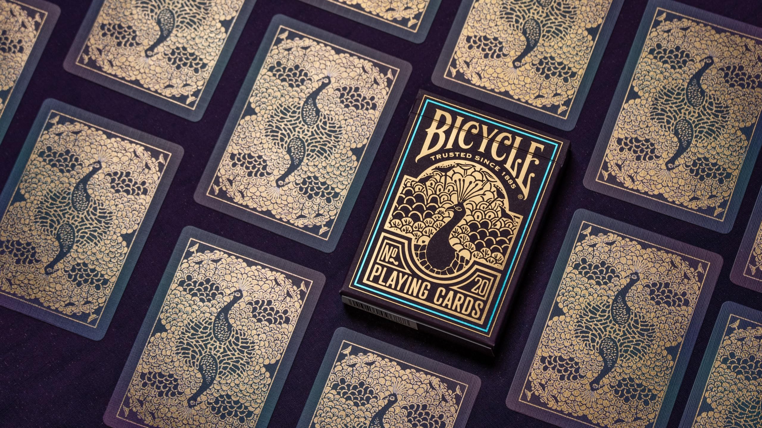 Bicycle(R) Purple Peacock Playing Cards