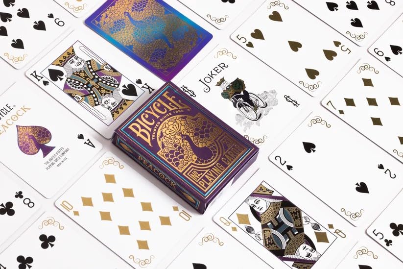 Bicycle(R) Purple Peacock Playing Cards