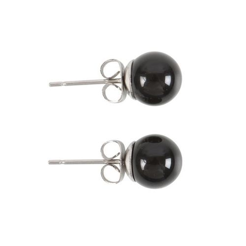 Black Agate Semi Precious Crystal Earrings From Witch, Please!