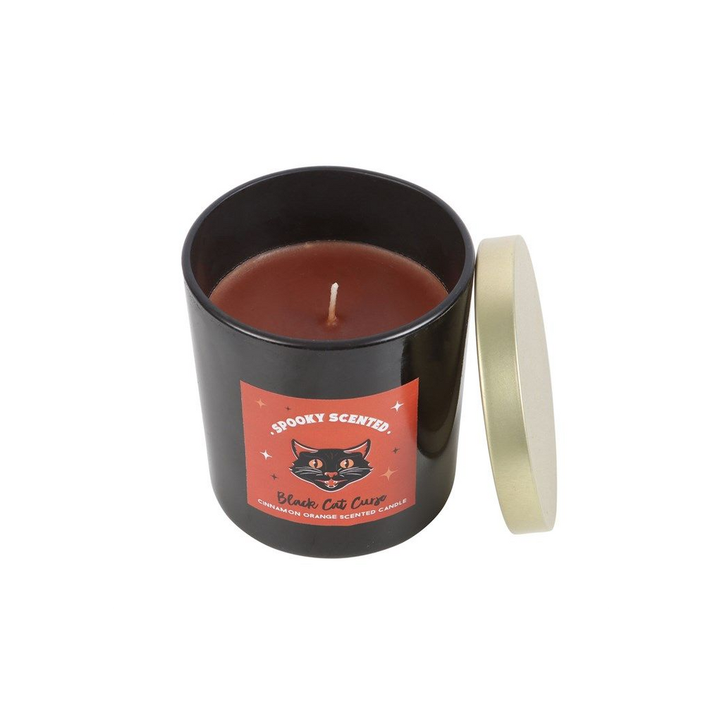 Black Cat Curse Cinnamon Orange Candle From Witch, Please!