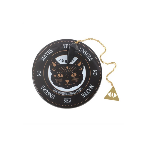 Black Cat Magick Pendulum Divination Kit