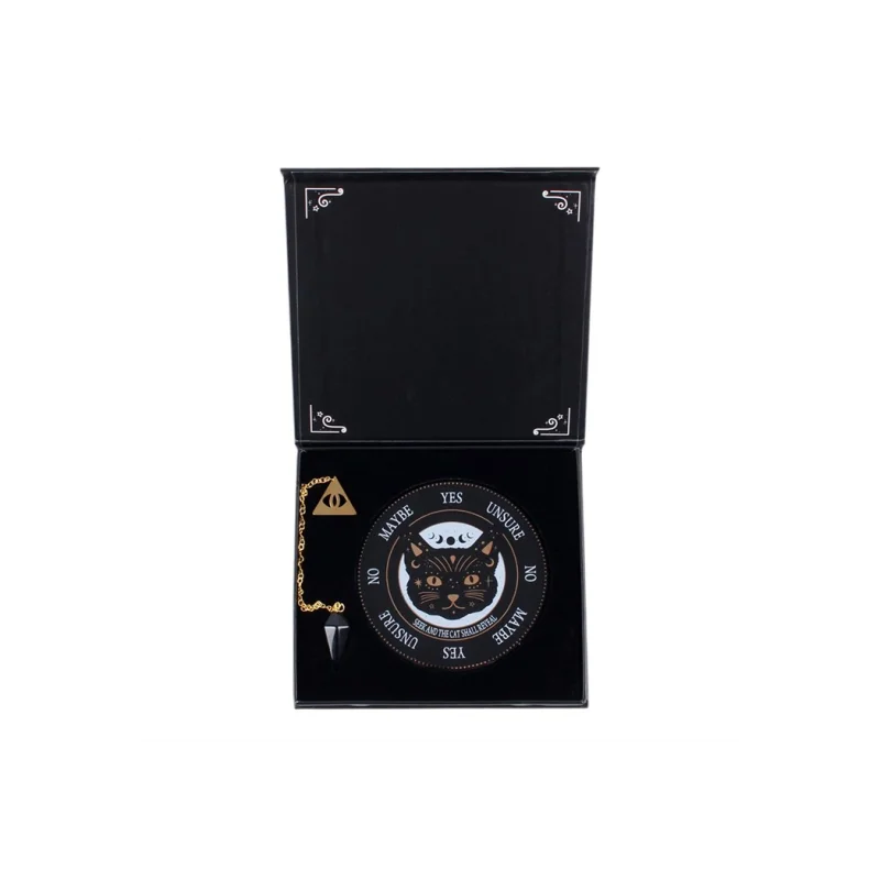 Black Cat Magick Pendulum Divination Kit