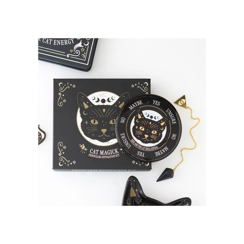 Black Cat Magick Pendulum Divination Kit