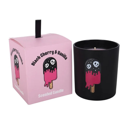 Black Cherry & Vanilla Scented Candle