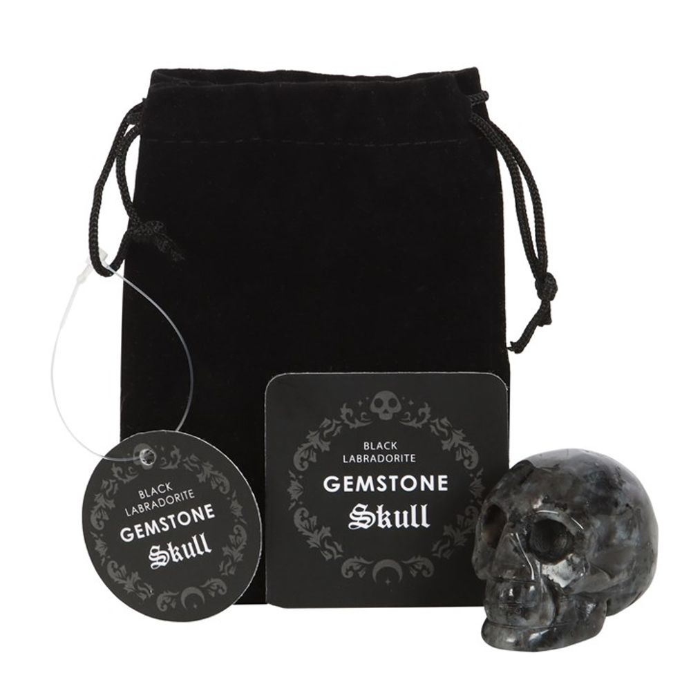 Black Labradorite  Crystal Skull From Witch, Please!