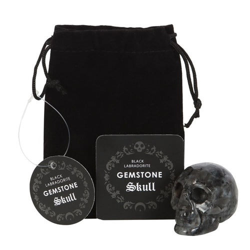 Black Labradorite  Crystal Skull From Witch, Please!