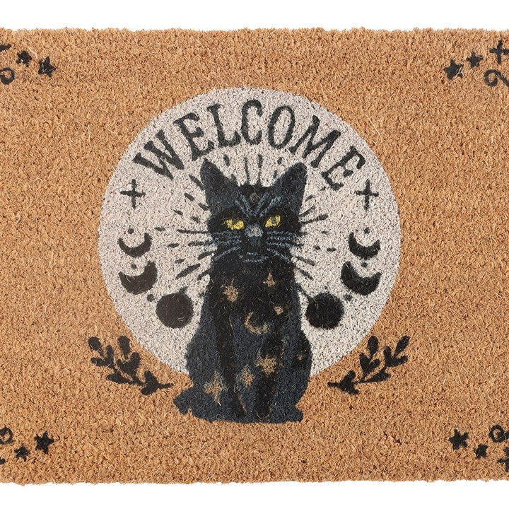 Black Magick Cat Energy Doormat