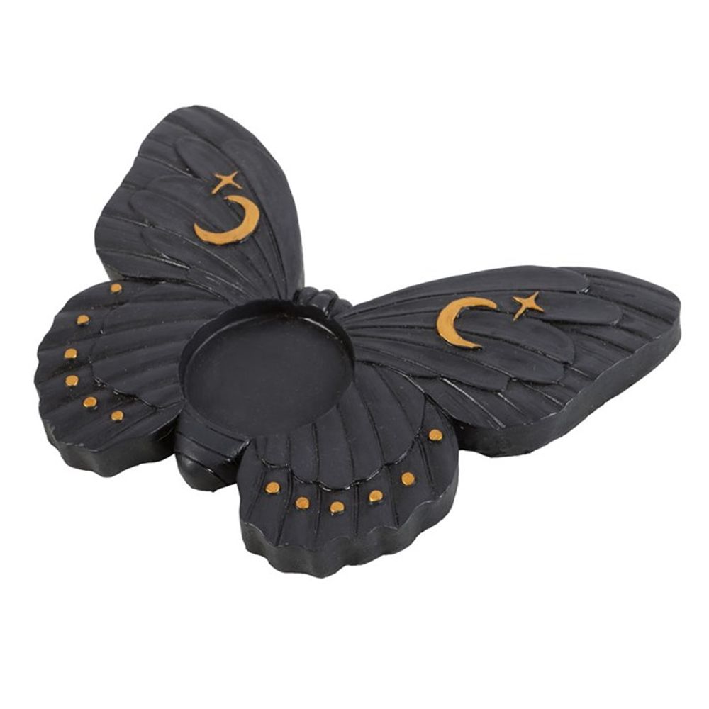 Black Moth Tealight Candle Holder From Witch, Please!