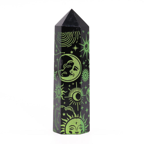 Black Obsidian Point - Mystic Story - Forest Green From Witch, Please!