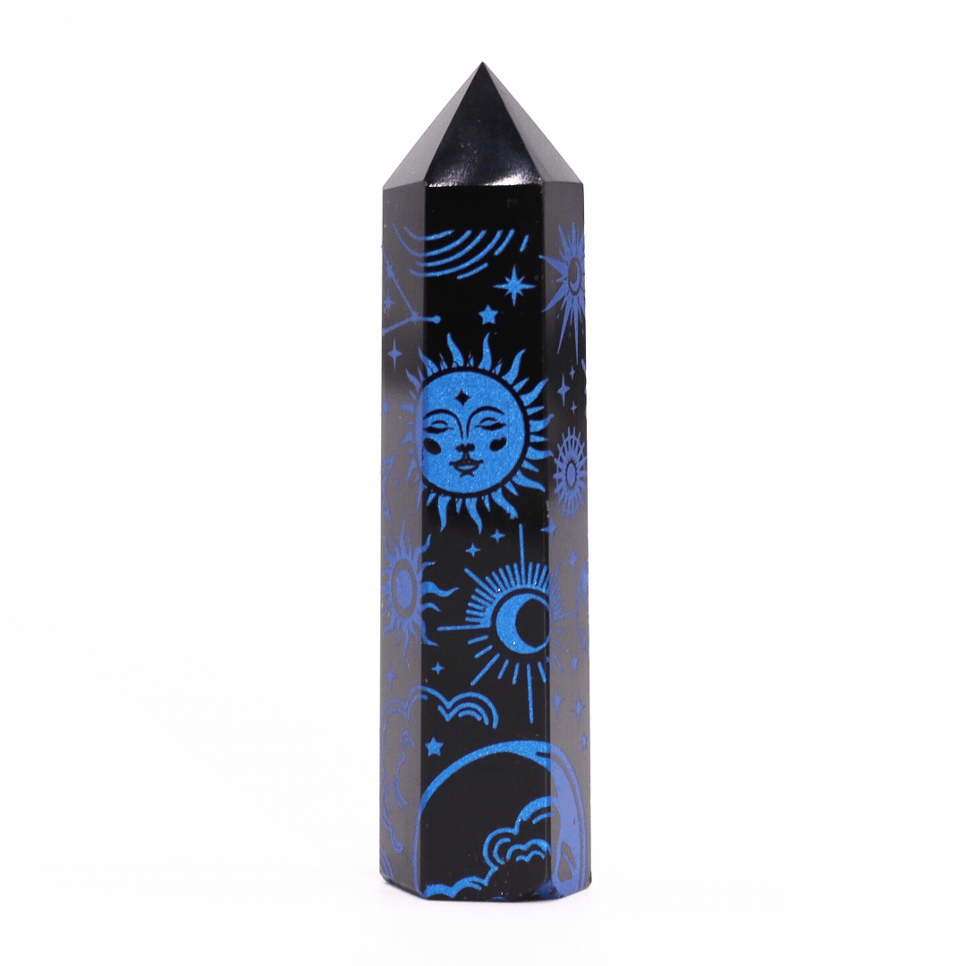 Black Obsidian Point - Mystic Story - Midnight Blue From Witch, Please!