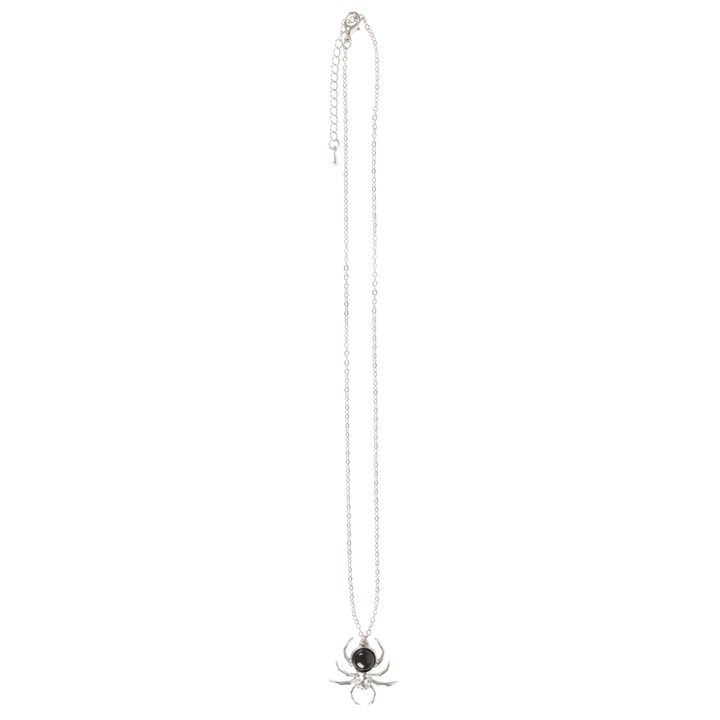 Black Obsidian Spider Pendant Necklace From Witch, Please!