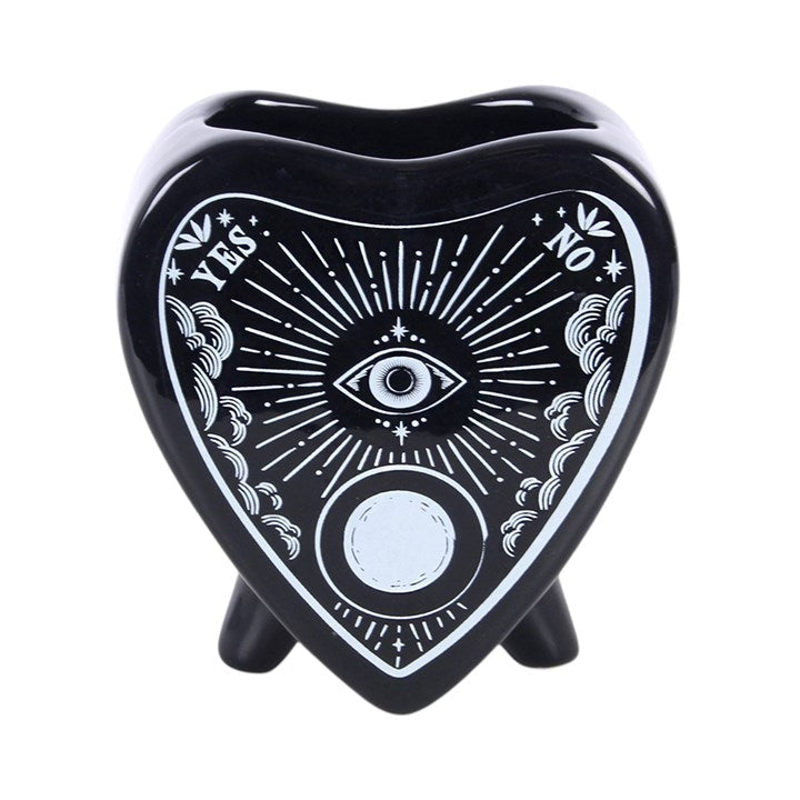 Black Planchette Flower Vase