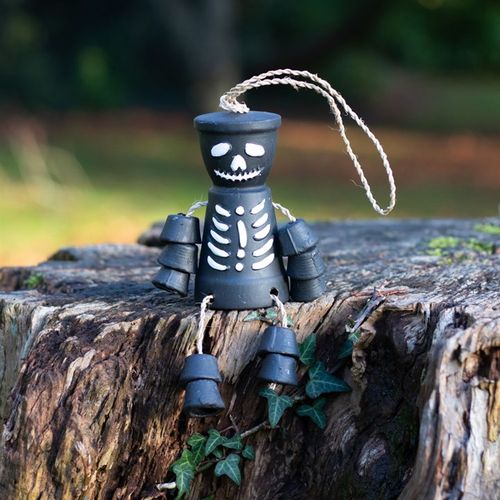 Black Skeleton Terracotta Pot Man From Witch, Please!