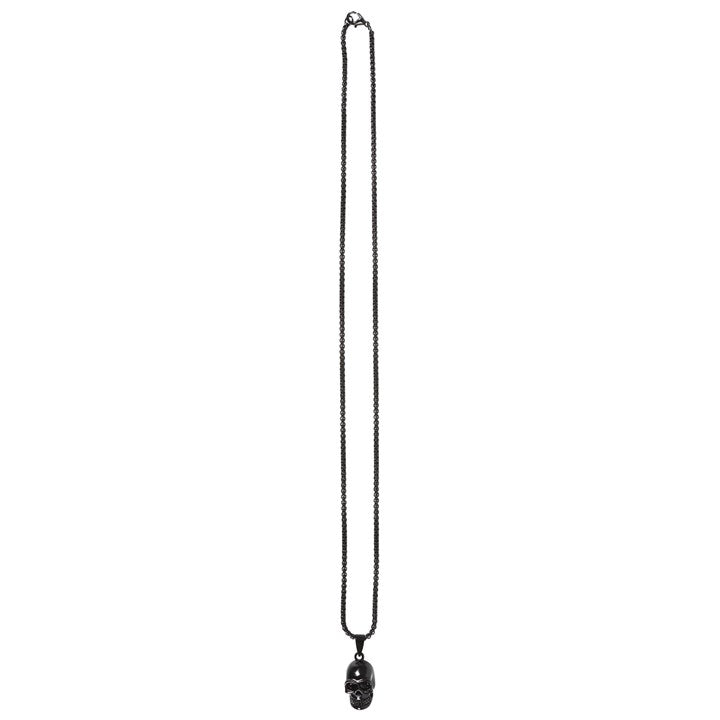 Black Stainless Steel Skull Necklace From Witch, Please!