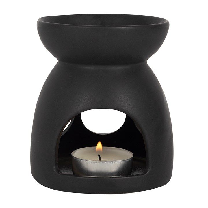 Black Triple Moon Cut Out Oil Burner From Witch, Please!