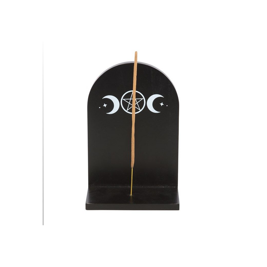 Black Triple Moon Incense Holder Shelf From Witch, Please!