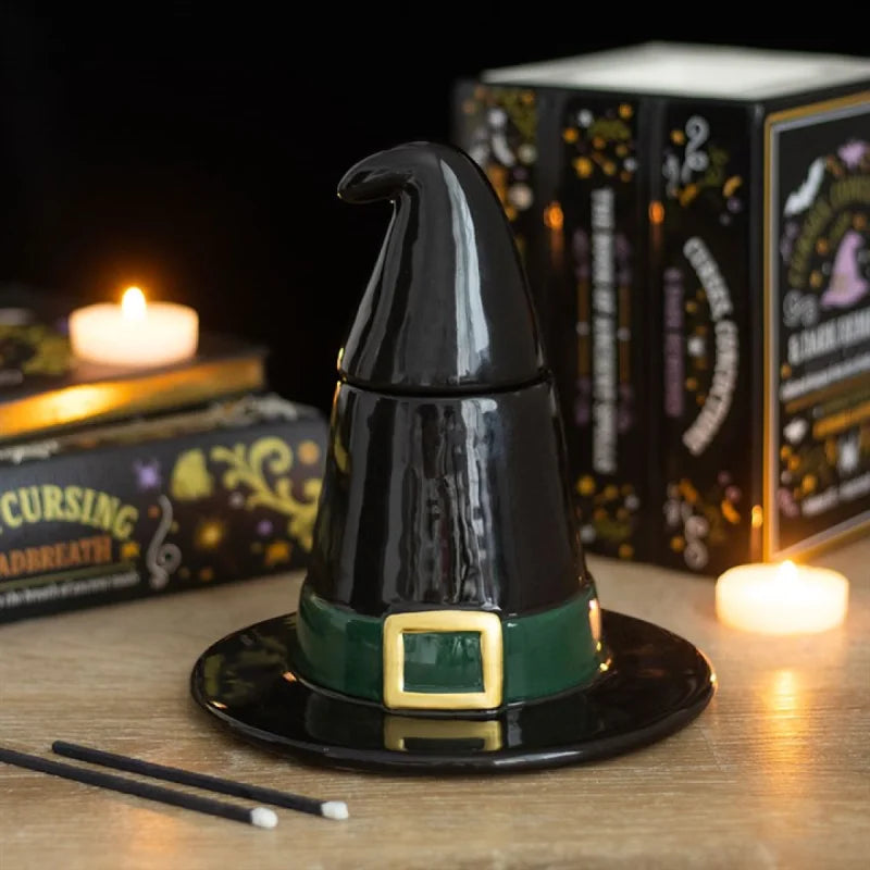 Black Witch Hat Oil Burner