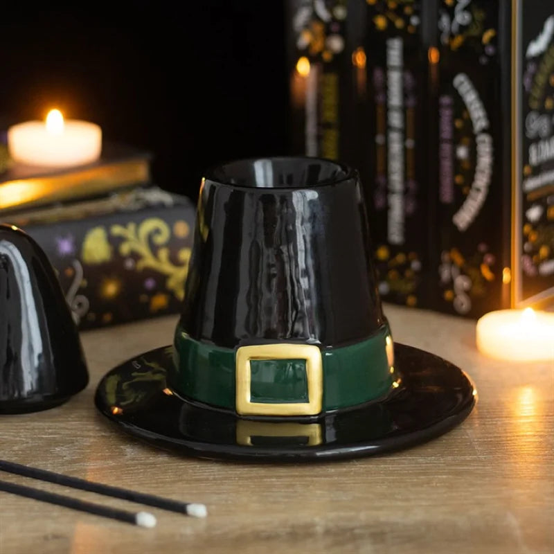 Black Witch Hat Oil Burner