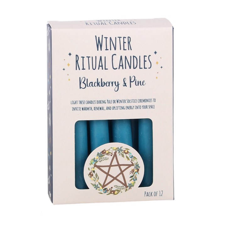 Blackberry & Pine Winter Ritual Spell Candles