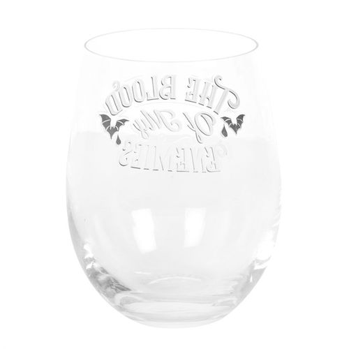 Blood Of My Enemies Stemless Wine Glass From Witch, Please!