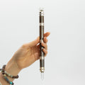 Bloodroot Soverign Wand -Extra Long Fancy Jasper Magic- Crystal Ball top - 26cm Healing Wands
