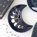 Blue Moon Phase Crescent Trinket Dish