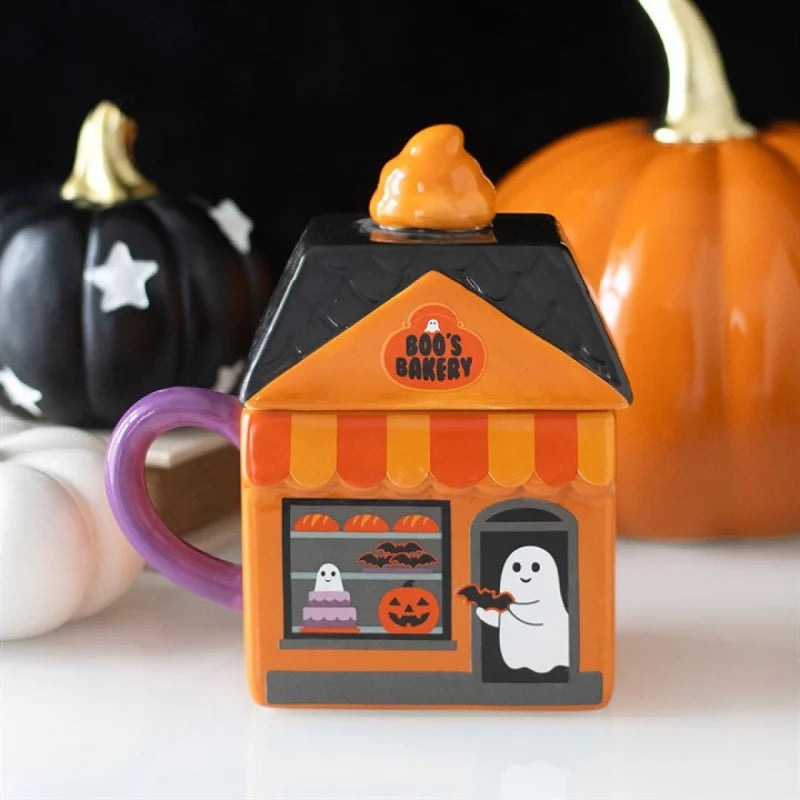 Boo’s Bakery Lidded Mug
