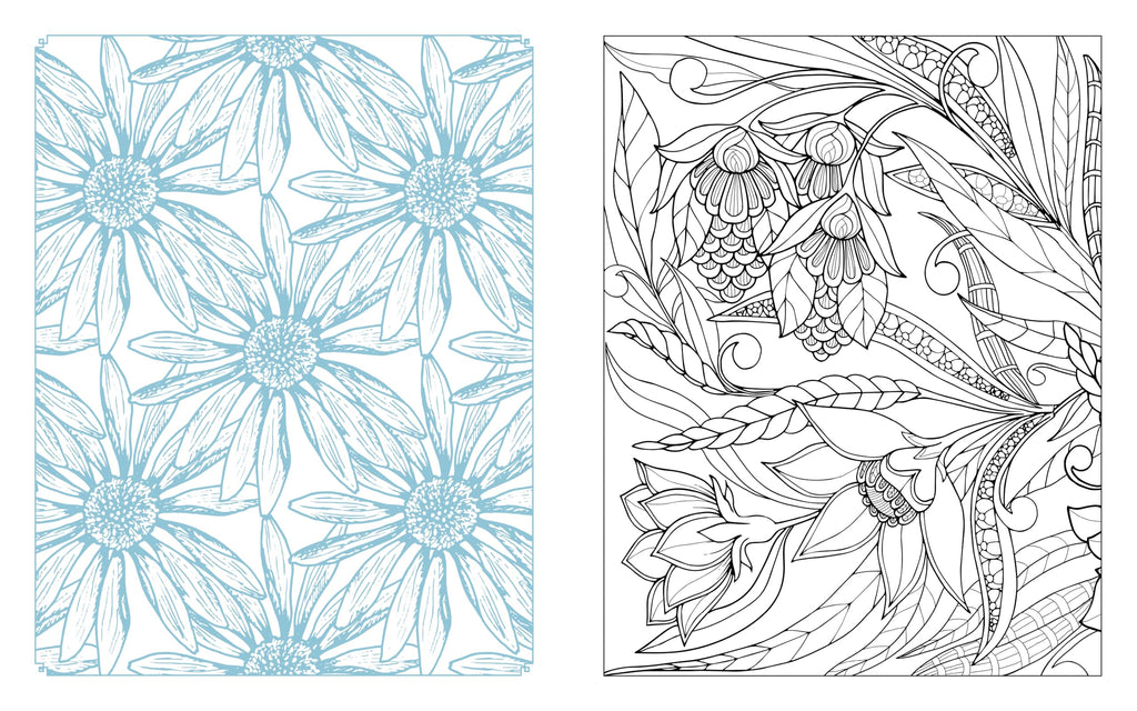 Botanical Blooms Coloring Book : Over 150 Pages of Enchanting Florals to Color