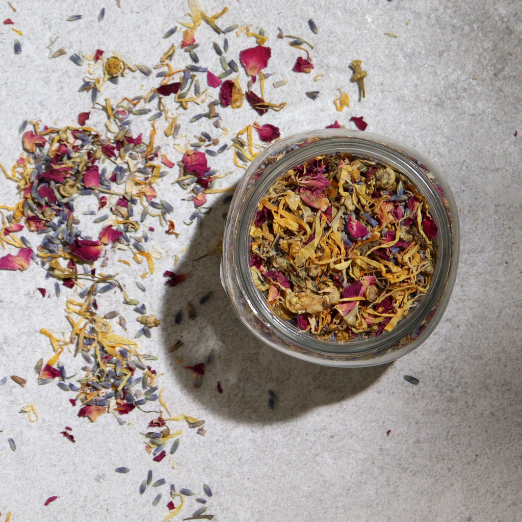 Botanical Facial Steam Blend - Natural 250g Floral Bath Soak &