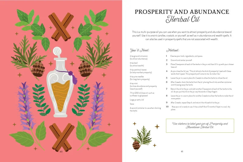 Botanical Magickal Stickers & Spells : Over 200 enchanting stickers, 40 spells & affirmations to reconnect you to nature?