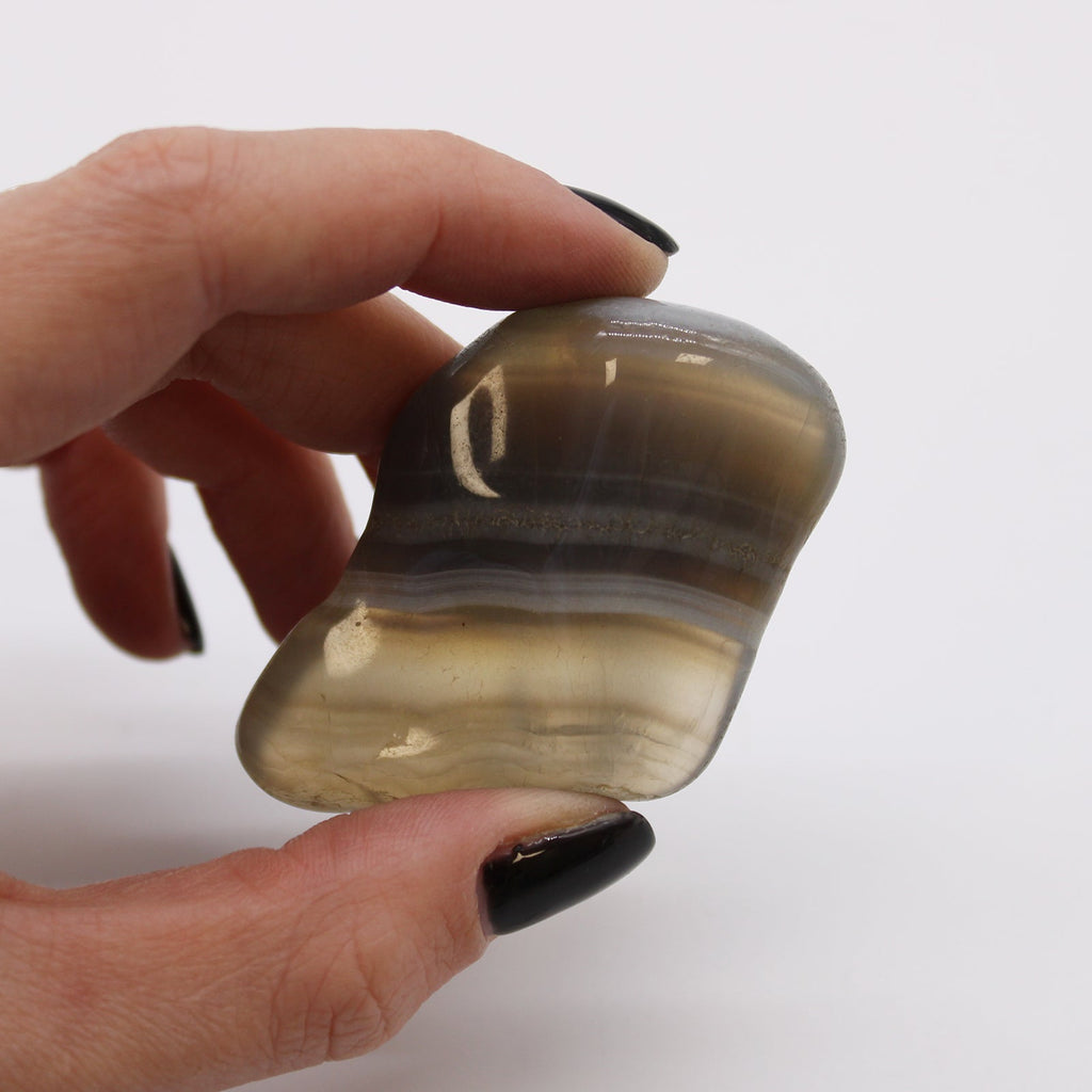Large African Tumble Stones - Grey Agate - Botswana From Witch, Please!