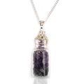 Bottled Gemstones Necklace - Amethyst From Witch, Please!