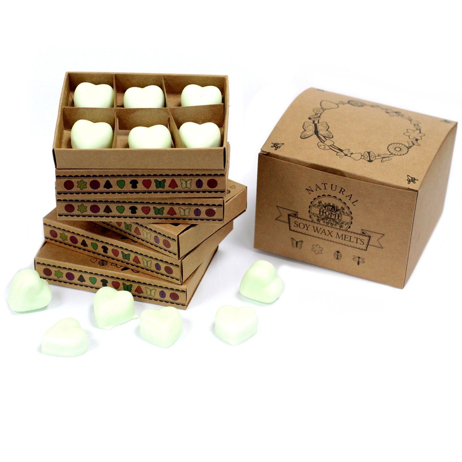 Box of 6 Wax Melts - Apple Spice - Natural Soy Wax Melts