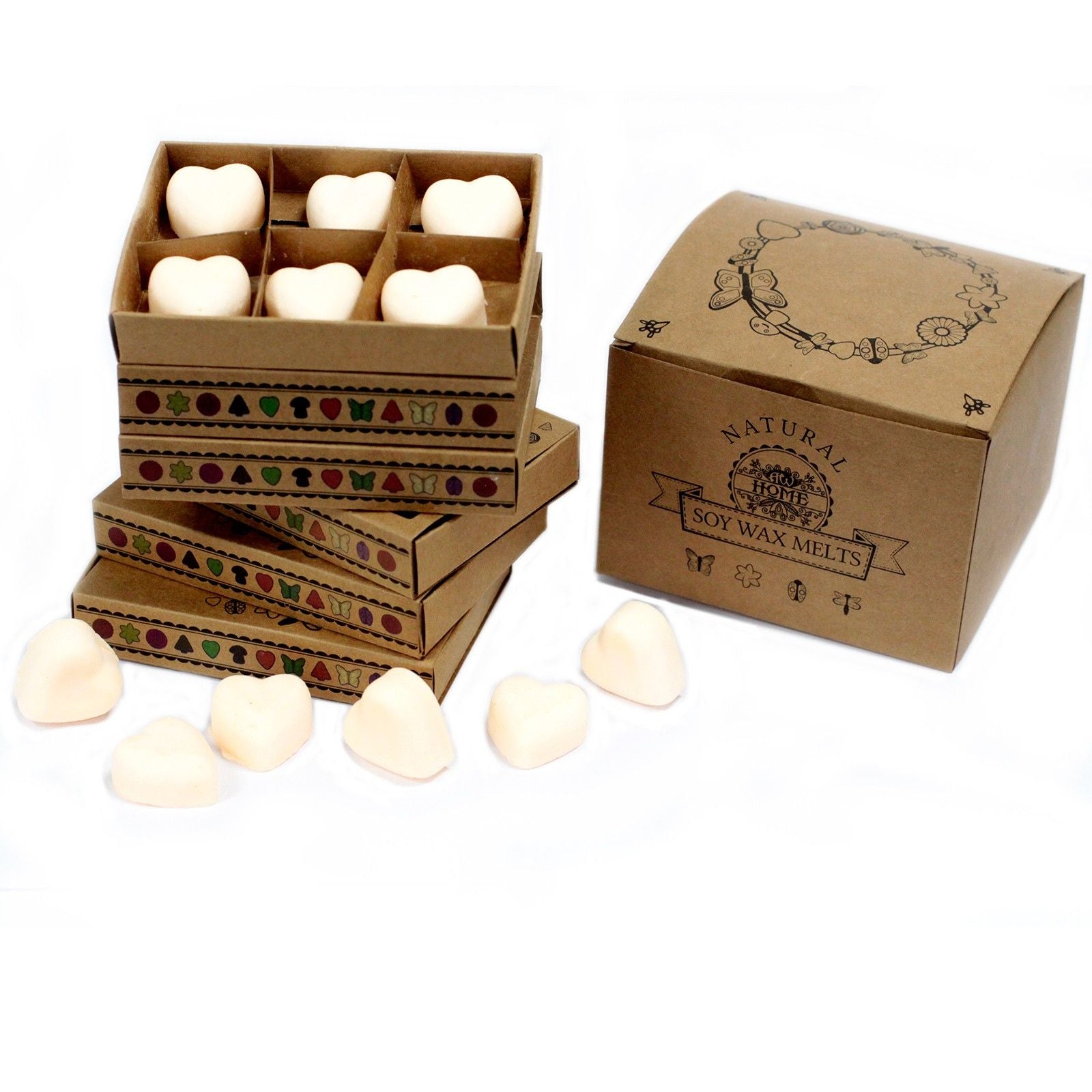 Box of 6 Wax Melts - Cinnamon & Orange - Natural Soy Wax Melts
