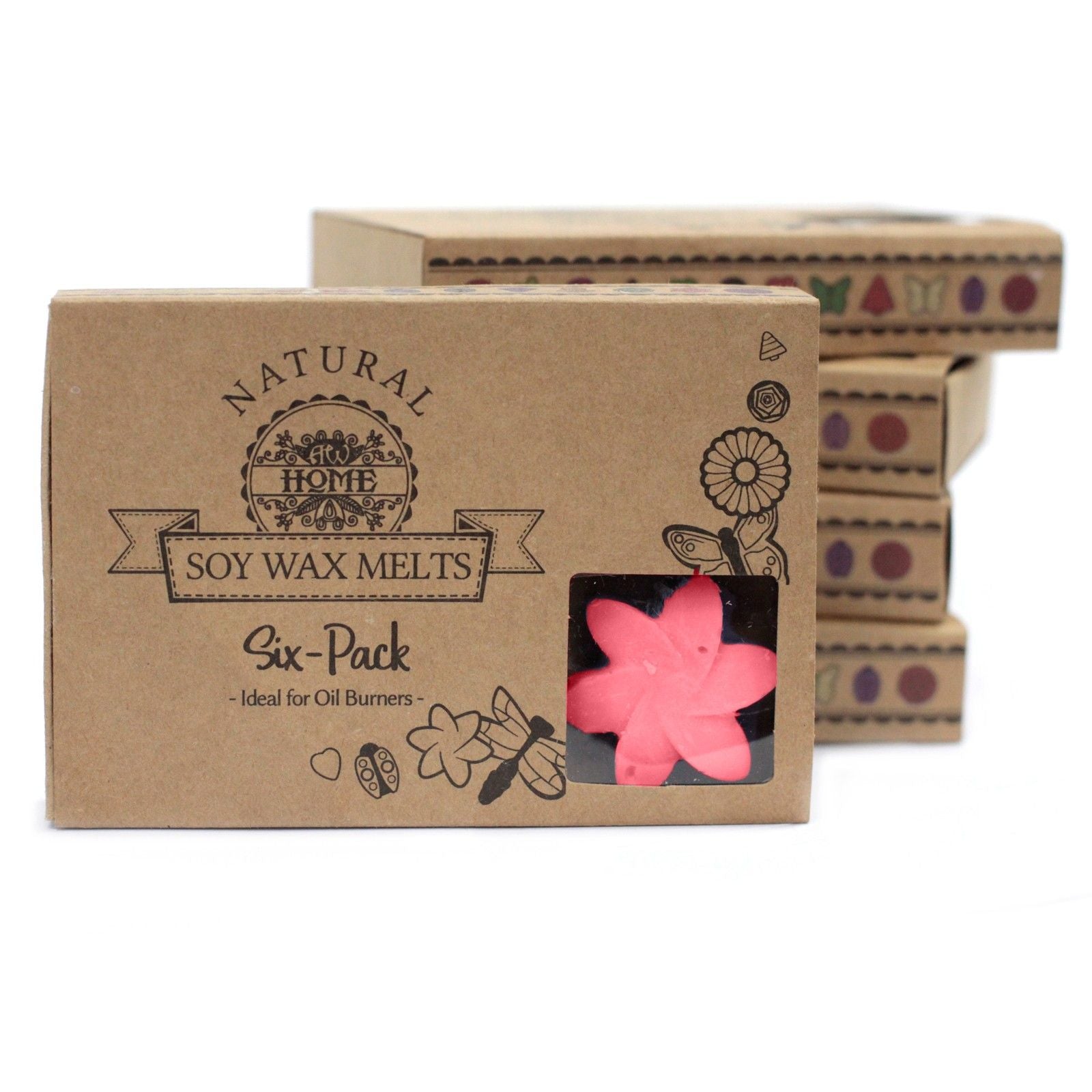 Box of 6 Wax Melts - Classic Rose - Natural Soy Wax Melts