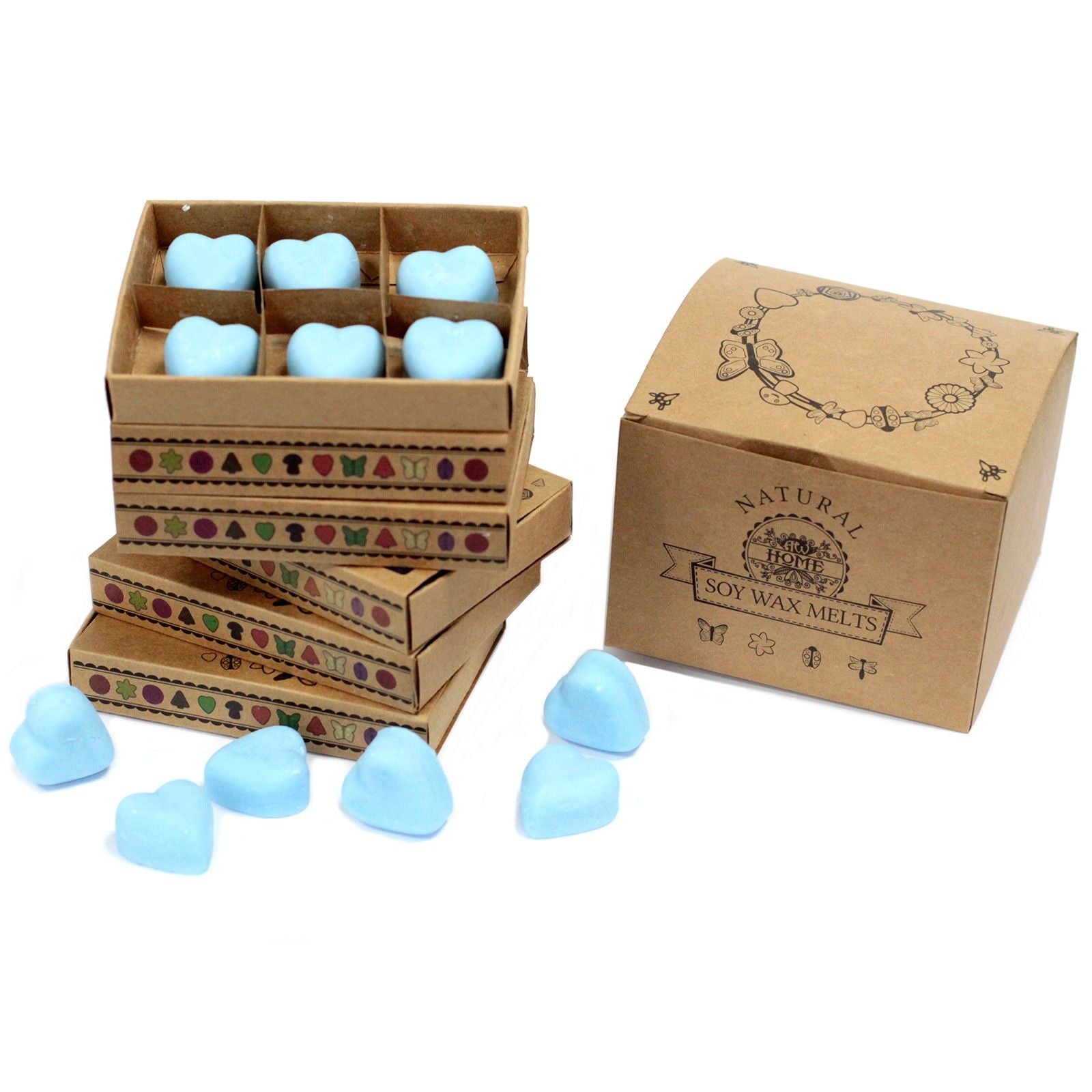 Box of 6 Wax Melts - Dewberry - Natural Soy Wax Melts
