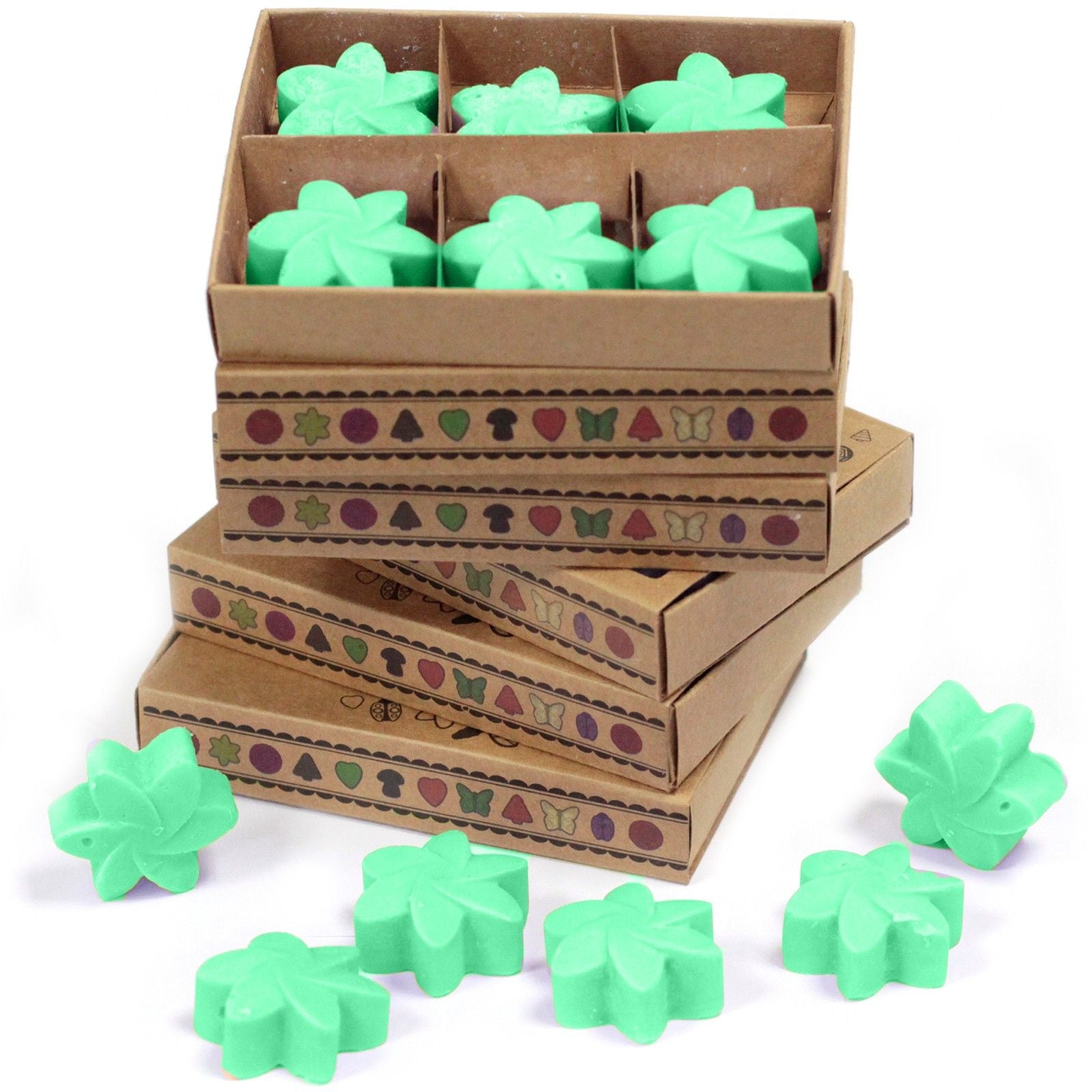 Box of 6 Wax Melts - Hidden Garden - Natural Soy Wax Melts